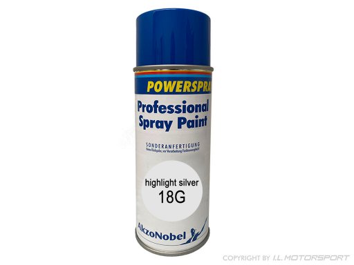 Spray Paint  18G  highlight silver met
