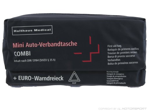 MX-5 MINI Verbandtasche + Warndreieck DIN13164: 2014
